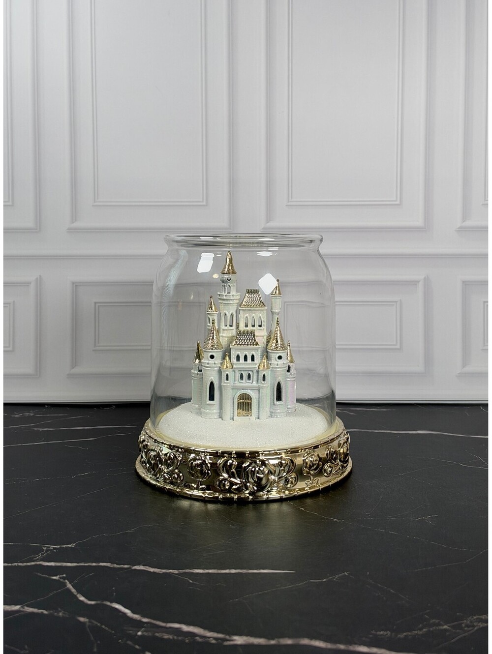 Bath & Body Works Disney Princess Light Up Castle Cloche 3-Wick Candle Holder